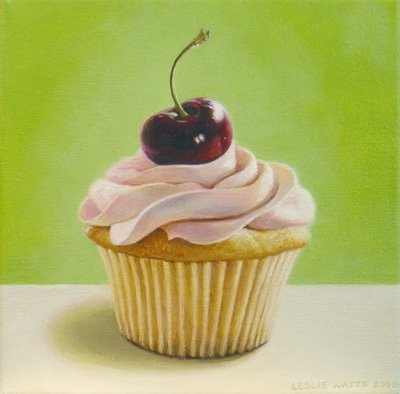 Cherry Cupcake With Mascarpone Frosting